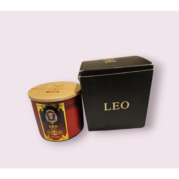 Everhours Leo Astrology Velvet Rose Scented Candle - 14 Ounce (NEW) - Picture 2 of 11